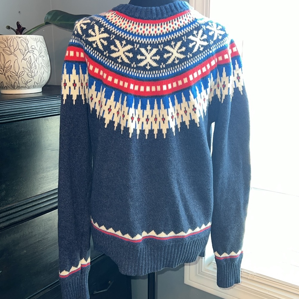 American Eagle Outfitters Men’s Winter Ski Crewneck Sweater Size Medium - Picture 2 of 8